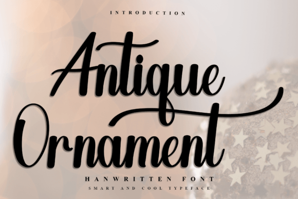 Antique Ornament: A Festive Font for Crafters and Creators