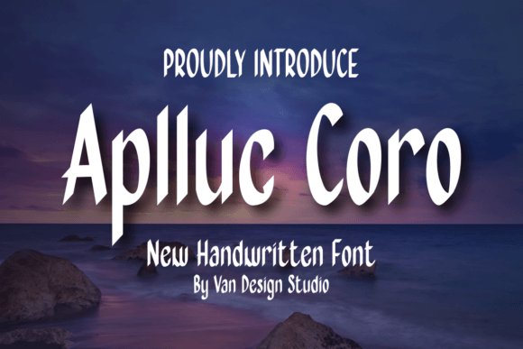 Aplluc Coro: The Handwritten Font That Builds Brand Connection