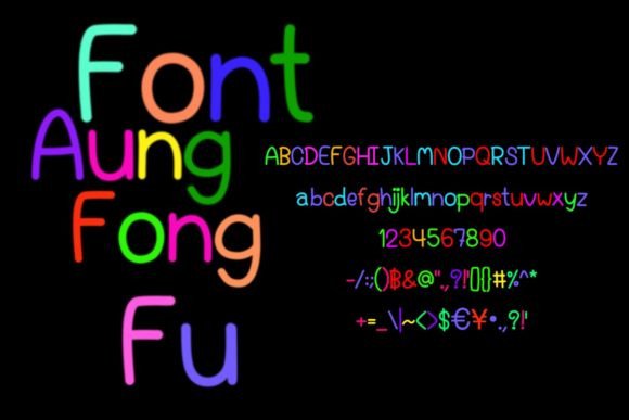 Aung Fong Fu: A Whimsical Handwritten Font for Editorial Design