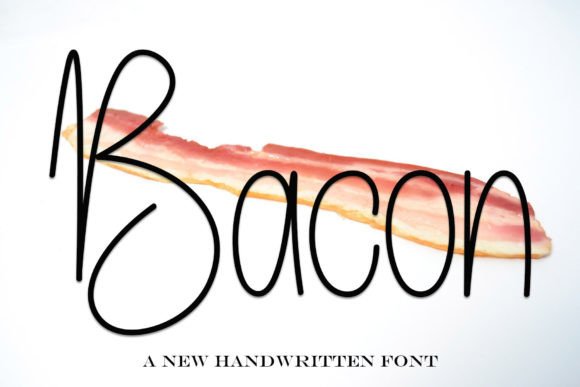 Bacon: A Handwritten Font for Creative Web Design
