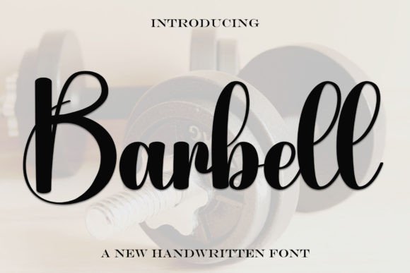 Barbell: A Handwritten Font for Elegant Web Design