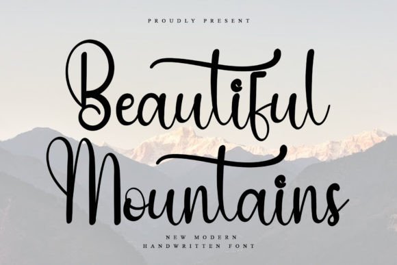 Beautiful Mountains: A Font Designed for Clear Campaign Messaging