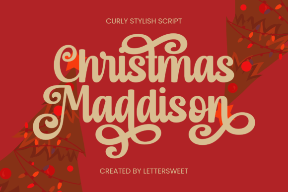 Christmas Maddison: A Romantic Handwritten Font for Editorial Design