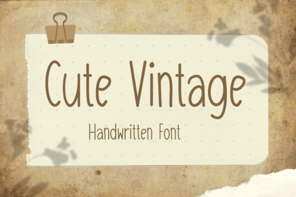 Cute Vintage: A Friendly Font for Branding Your Business