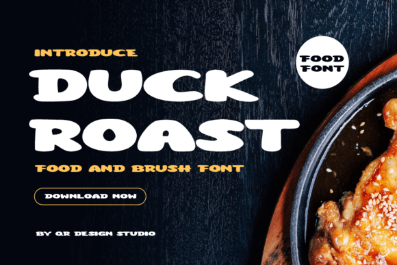 Duck Roast: The Playful Brush Font I Used for a Café Brand