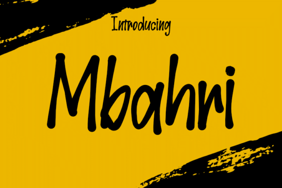 Elevate Your Editorial Design with Mbahri Font
