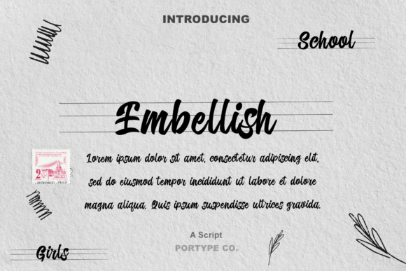 Enhance Your Brand with Embellish: A Premium Script Font
