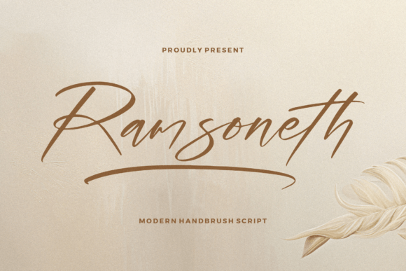 Enhance Your Brand with Ramsoneth: A Versatile Script Font