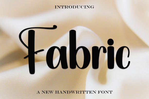 Fabric Font: A Timeless Handwritten Typeface for Crafters and Creators