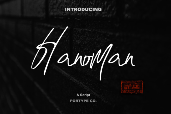 Hanoman: A Premium Script Font for Building a Professional Brand