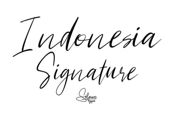 Indonesia Signature: A Digital-First Script Font for Elevated Web Typography