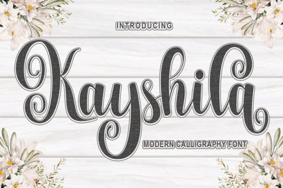 Kayshila: A Magical Script Font for Crafters and Makers