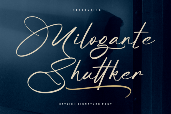 Milogante Shuttker: A Signature Font for Crafted Products