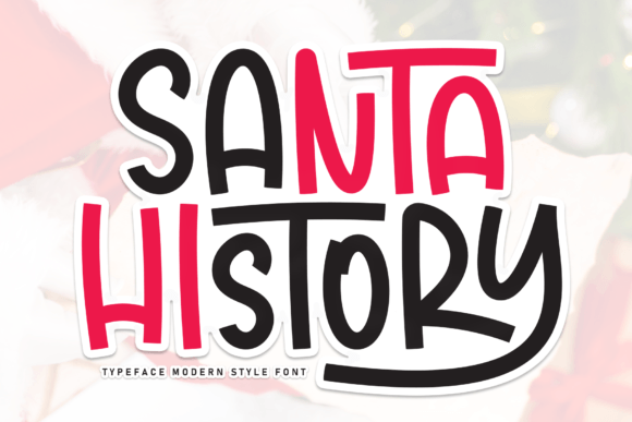 Santa History: A Handwritten Font with Endless Craft Potential