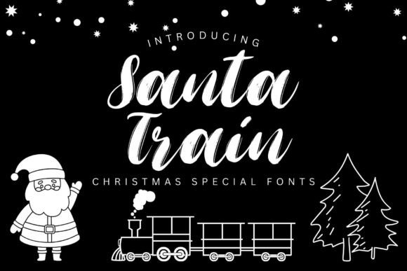 Santa Train: The Friendly Script Font for Creative Crafters