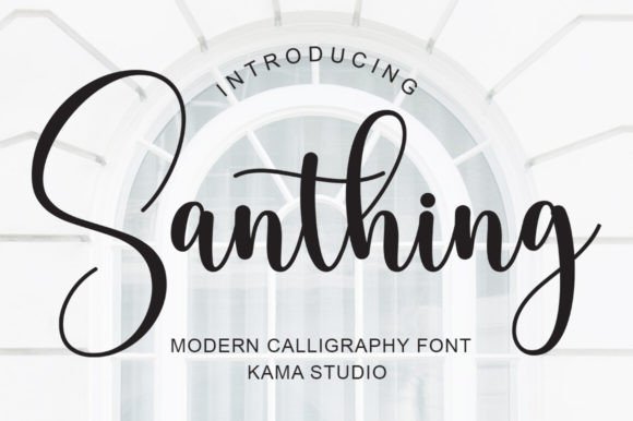 Santhing: A Handwritten Font for Polished Web Design