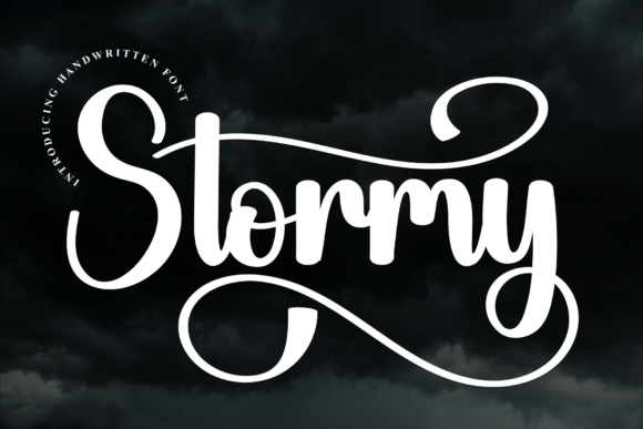 Stormy: A Sweet and Friendly Handwritten Font for Web Design