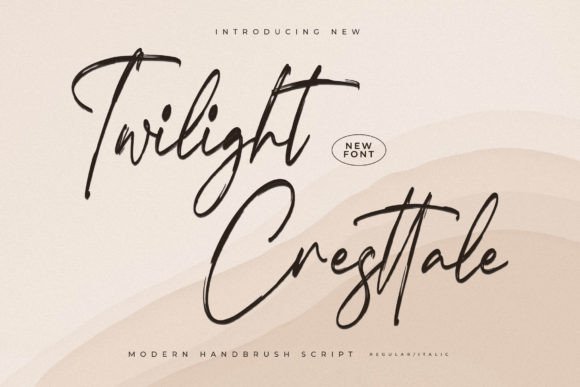 Twilight Cresttale: A Script Font for Editorial Atmosphere