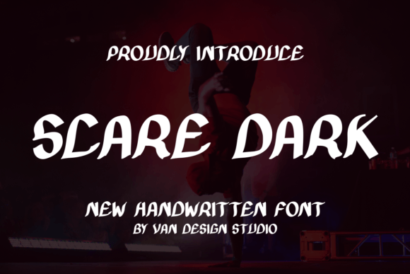 Using the Scare Dark Font for Marketing and Design