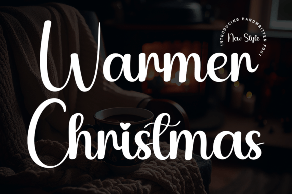 Warmer Christmas: A Charming Handwritten Font for Editorial Design