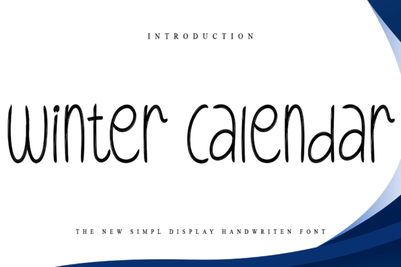 Winter Calendar Font: A Practical Tool for Creative Business Owners