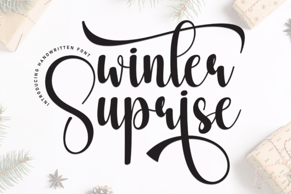 Winter Suprise: A Handwritten Font for Engaging Designs